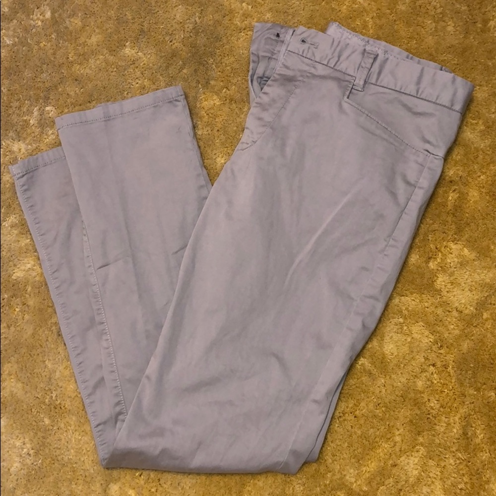 Calvin Klein Gray Khaki Pants slim fit